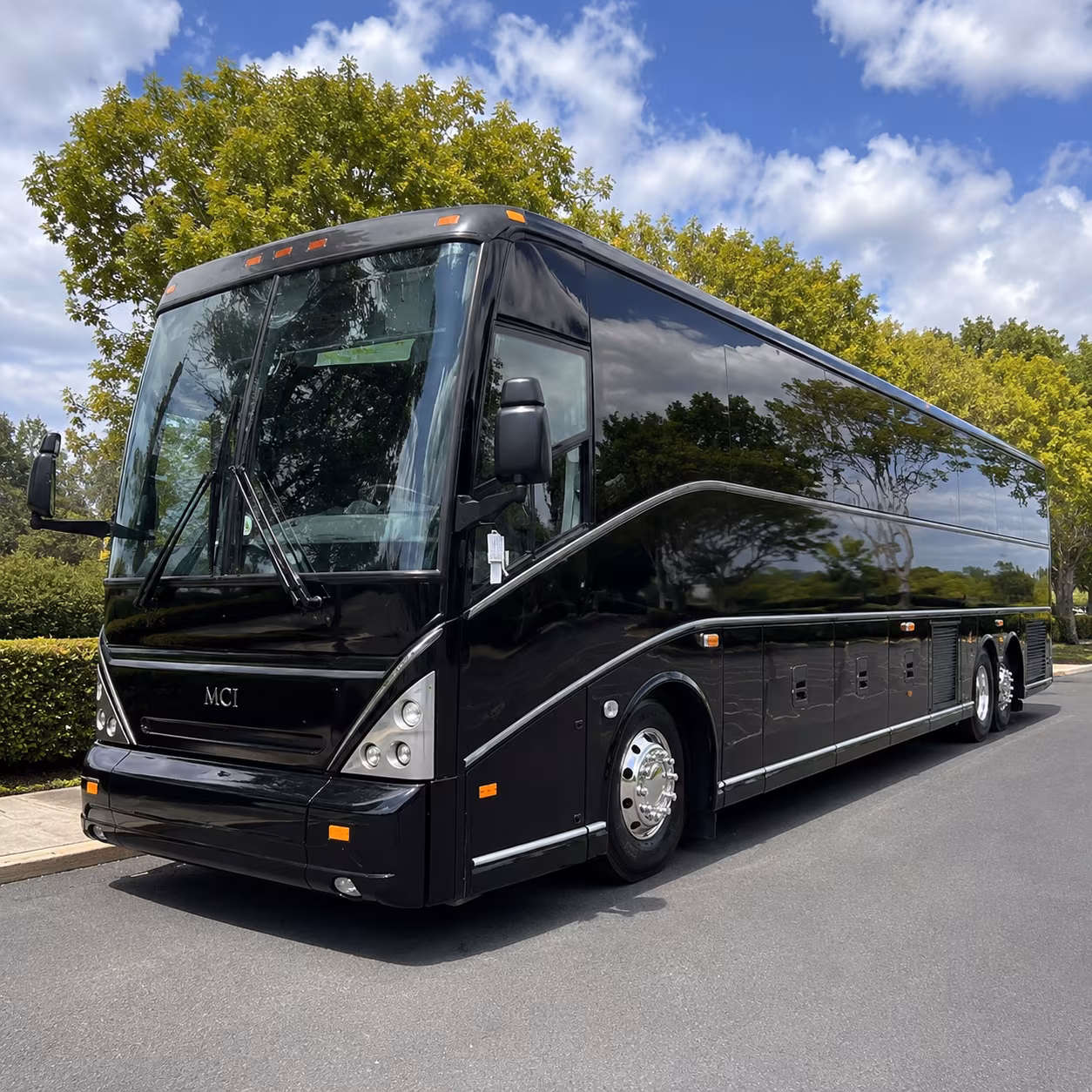 corporate event buses for plano s major business campuses