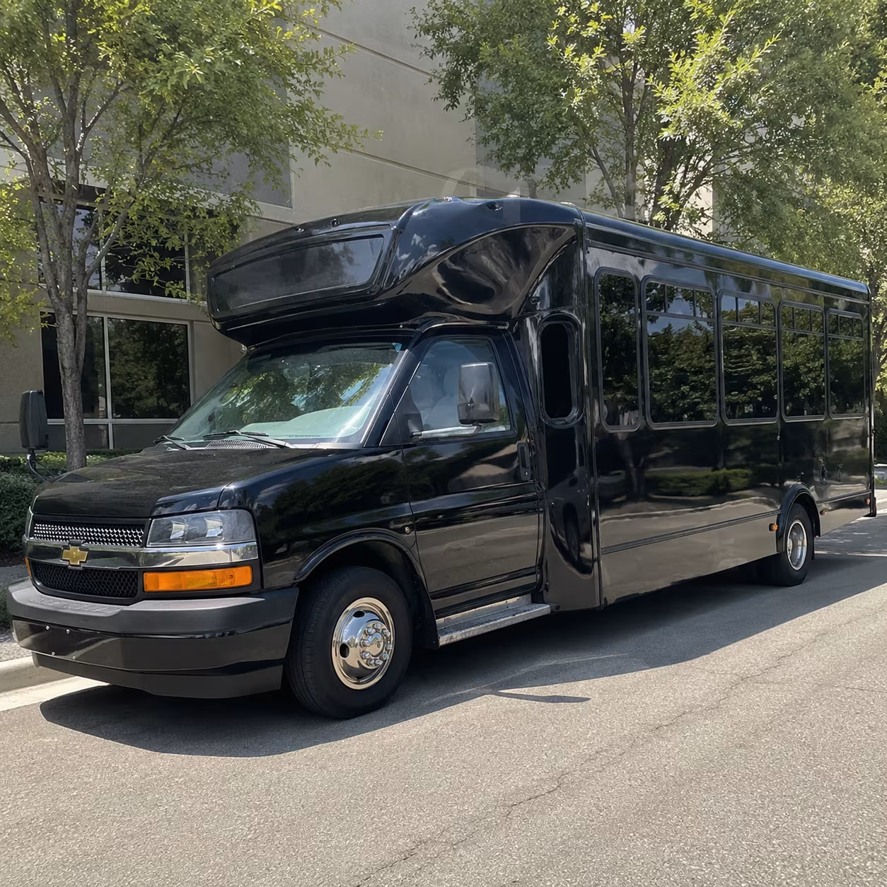 party buses for plano senior high school prom night