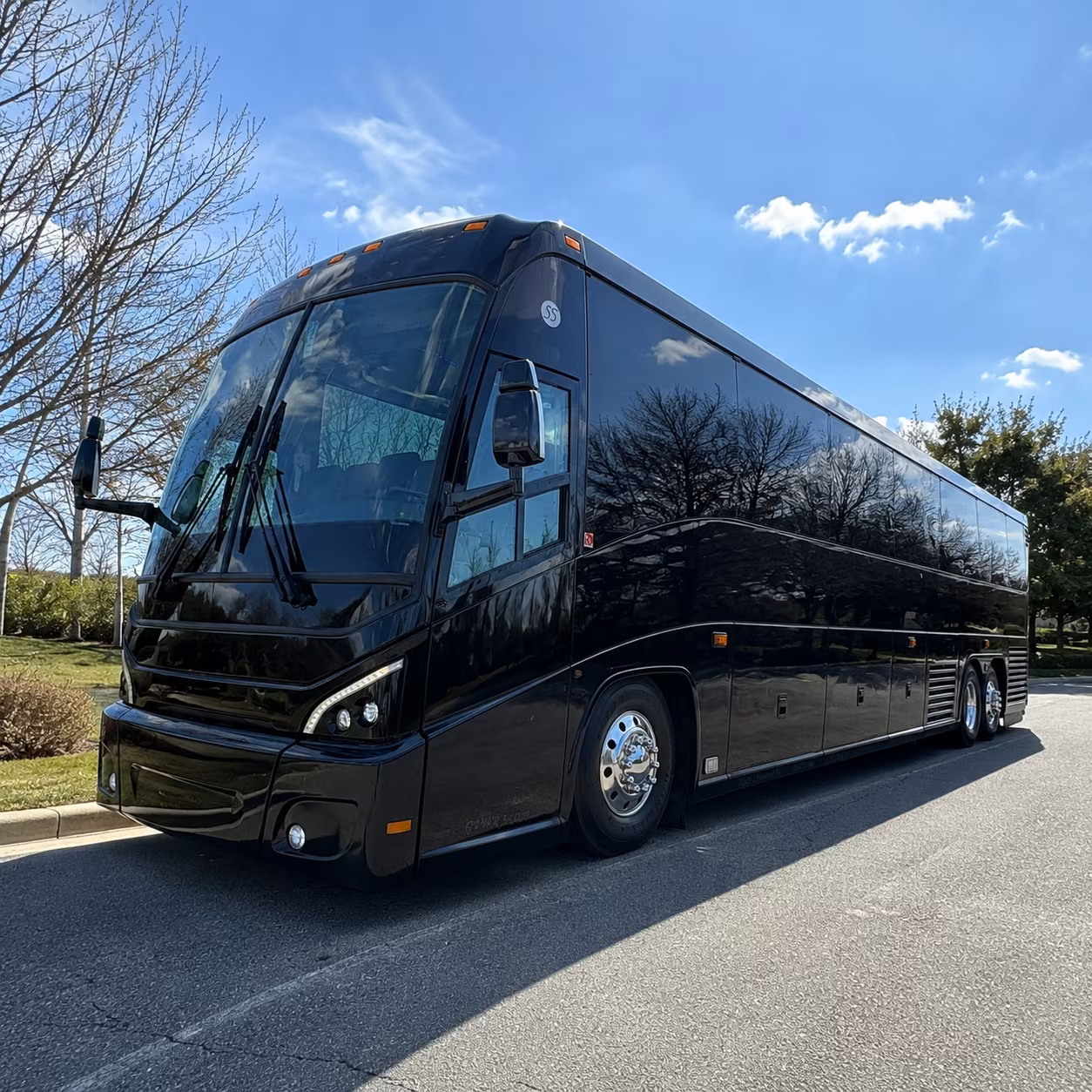 plano bus rental service area