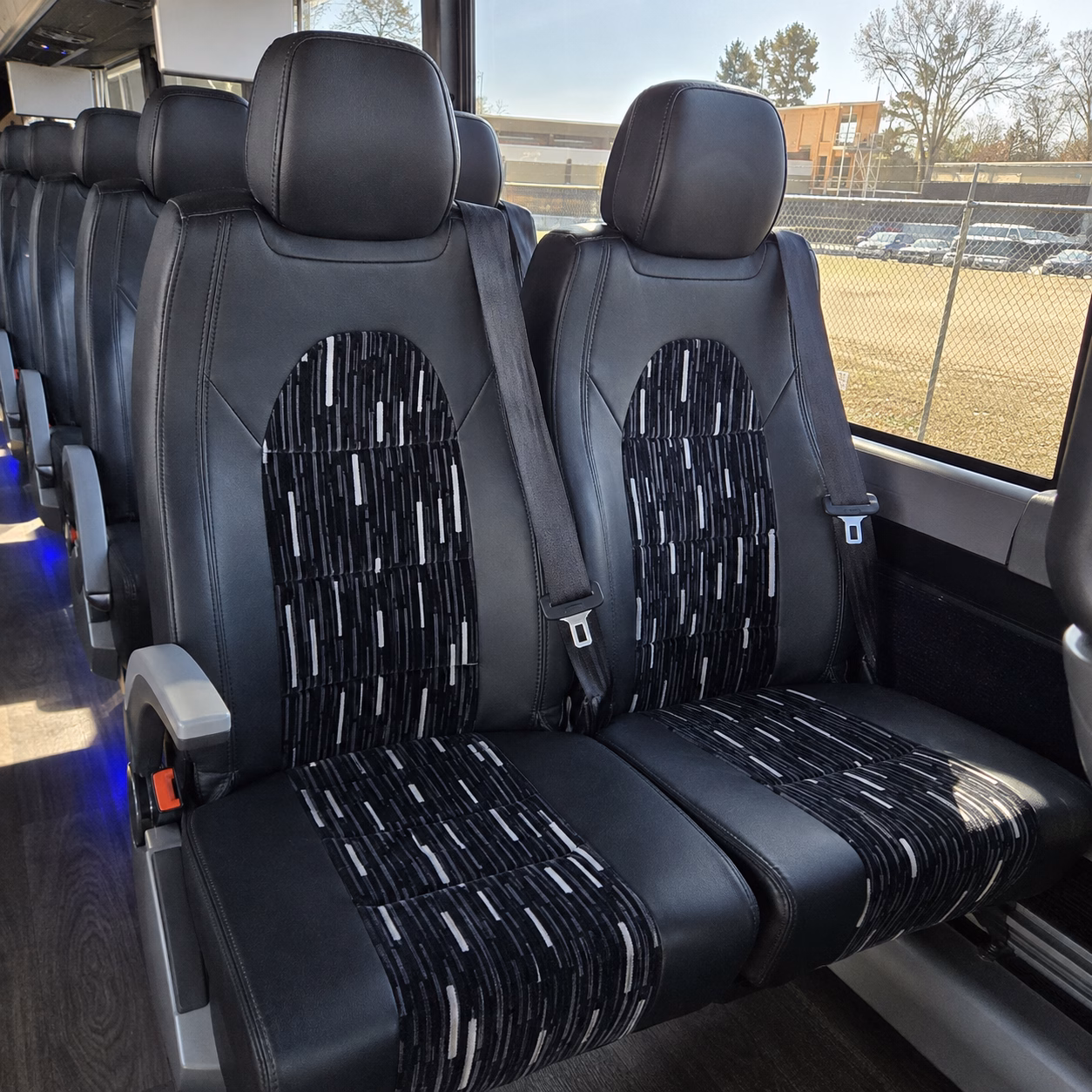 plano charter bus interior gallery