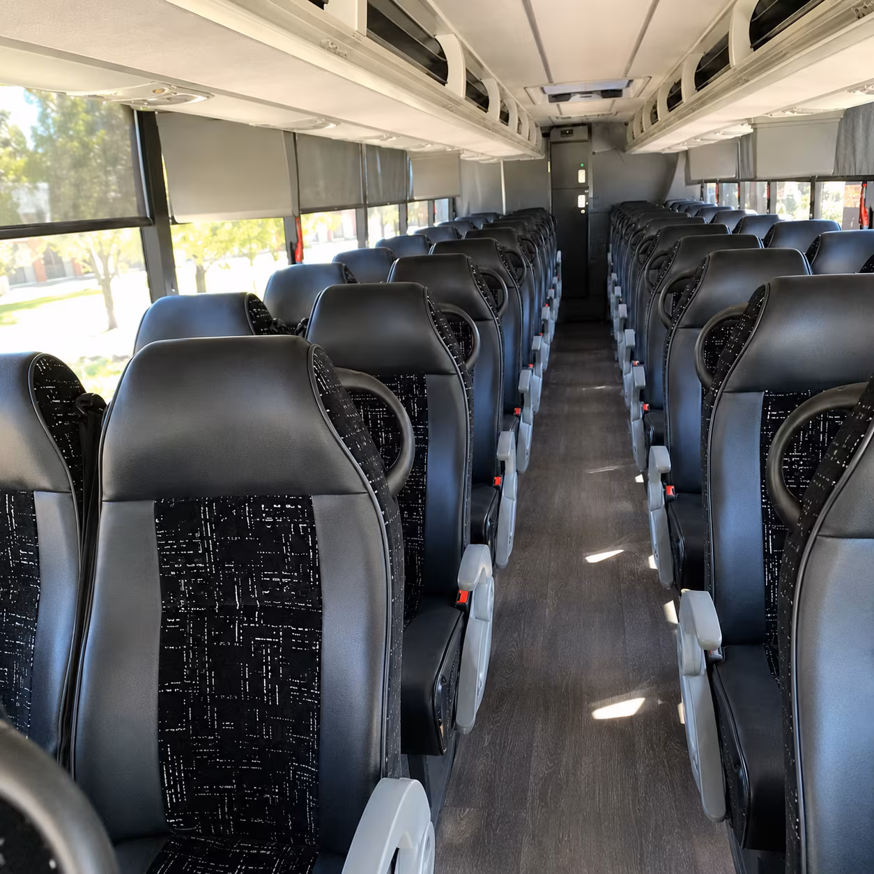 plano sporting event transportation onboard seating